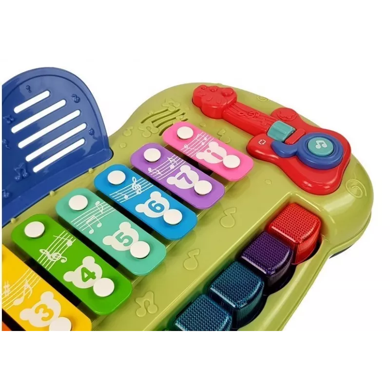Volante interativo para bebé LEAN TOYS com piano, sons de animais e telefone