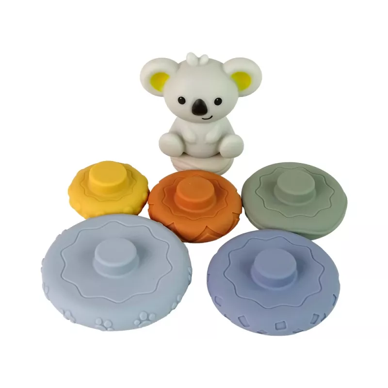 LEAN TOYS Pirâmide Bebé Coala