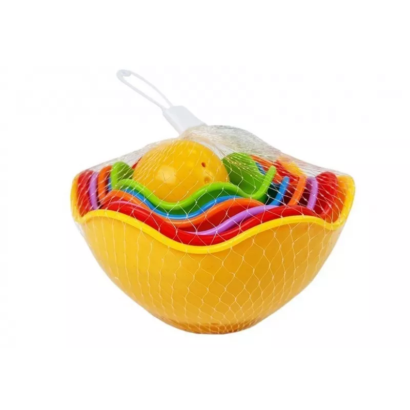 LEAN TOYS Pirâmide de conchas para bebé