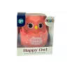 LEAN TOYS Coruja sensorial para bebé rosa