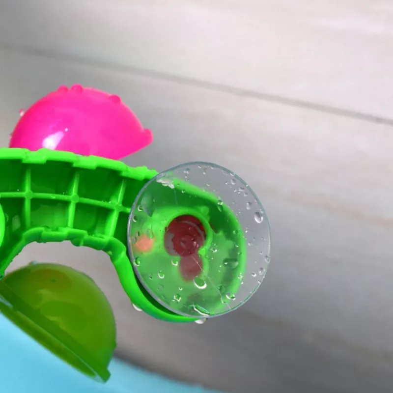 LEAN TOYS Conjunto de Banho Moinho de Água com Ventosas e Duas Pás de Água