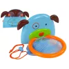LEAN TOYS Brinquedo de Banho Mini Basquetebol Cão Peixe de Borracha
