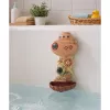 LEAN TOYS Conjunto de Brinquedos de Banho: Barco, Animais Marinhos, Cascata, Ventosas