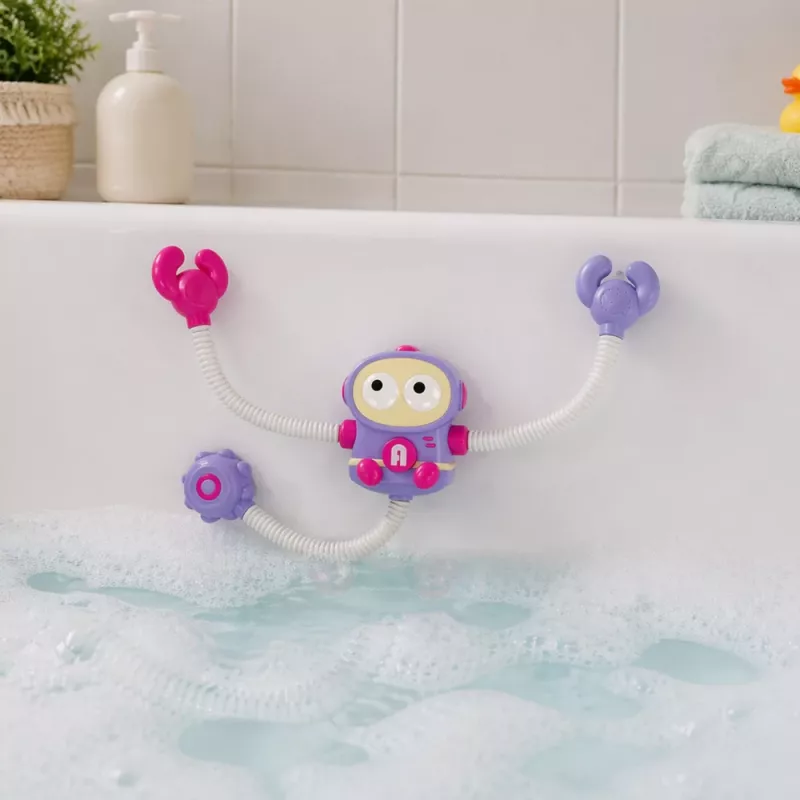 LEAN TOYS Brinquedo de banho duche de astronauta com circulação de água e ventosas