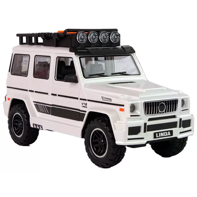 LEAN TOYS Carro Todo-o-Terreno a Pilhas Branco