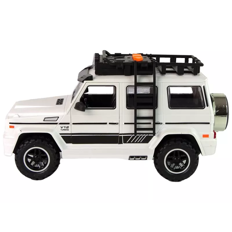 LEAN TOYS Carro Todo-o-Terreno a Pilhas Branco