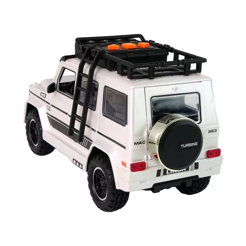 LEAN TOYS Carro Todo-o-Terreno a Pilhas Branco
