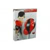 LEAN TOYS Conjunto de boxe grande para crianças + luvas suporte de saco