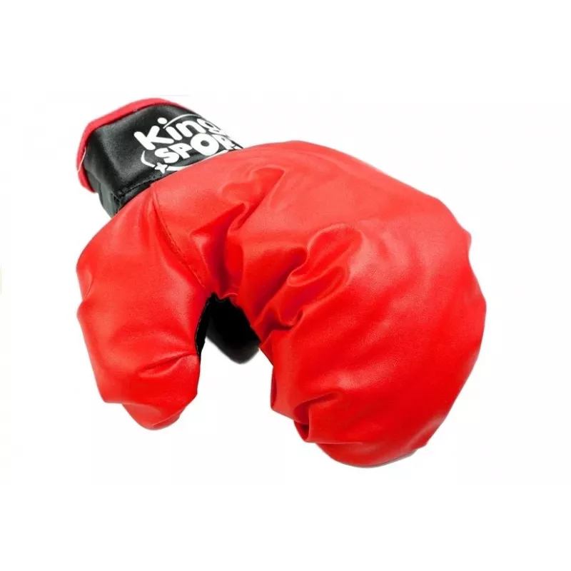 LEAN TOYS Conjunto de boxe grande para crianças + luvas suporte de saco