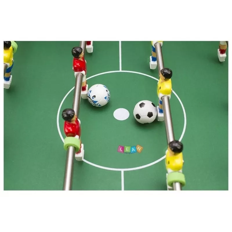 LEAN TOYS Mesa de futebol grande 70 cm Soccer Sport - Jogo de matraquilhos com 22 jogadores