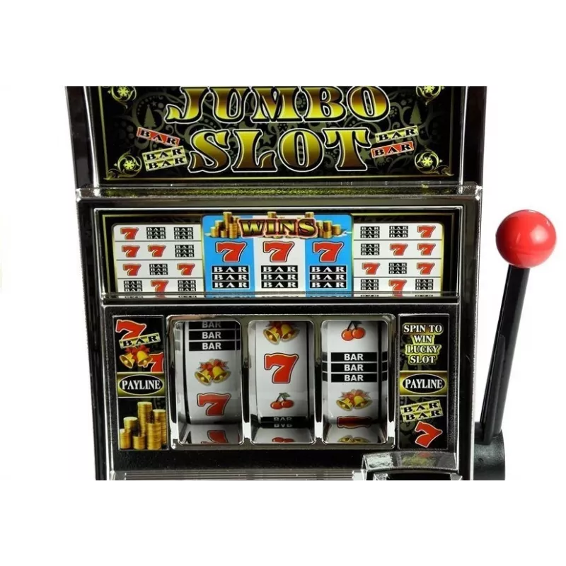 LEAN TOYS Máquina de slot grande Casino com sons mealheiro