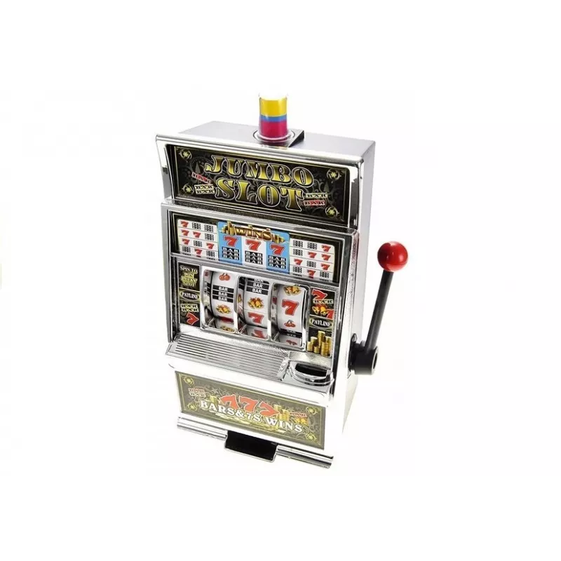 LEAN TOYS Máquina de slot grande Casino com sons mealheiro