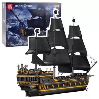 LEAN TOYS Black Pearl navio pirata conjunto de blocos de construção (5266 peças)