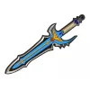 LEAN TOYS Conjunto espada e escudo Blue Warrior em espuma EVA