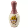 LEAN TOYS Conjunto de bowling com gatos para crianças, 10 pinos de bowling, 2 bolas coloridas