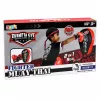 LEAN TOYS Conjunto de treino de boxe Muay Thai 2 em 1 com luvas e manoplas de foco, preto