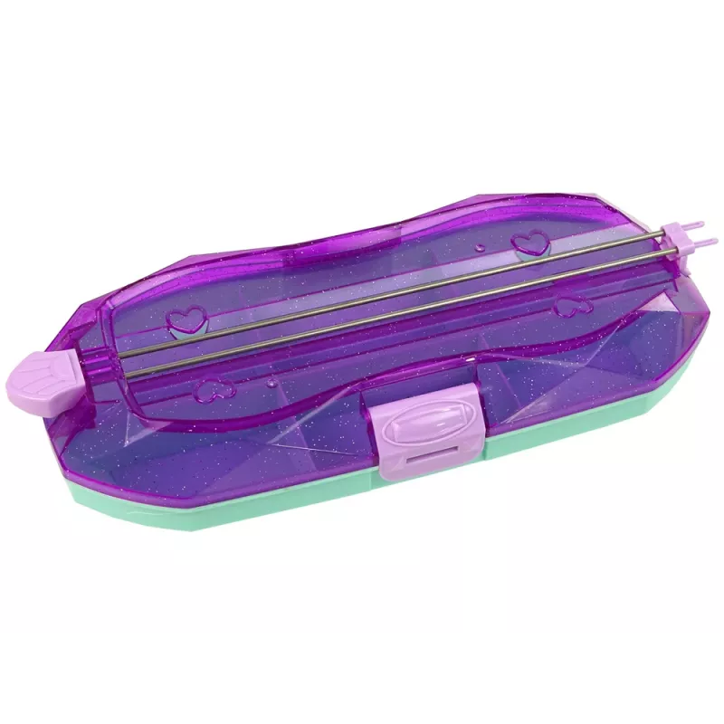 LEAN TOYS Conjunto de criação de pulseiras com contas coloridas e caixa de armazenamento