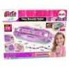 LEAN TOYS Conjunto de criação de pulseiras com contas coloridas e caixa de armazenamento