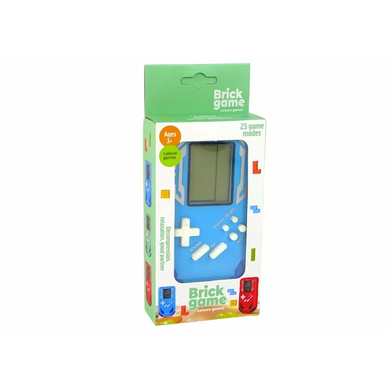 LEAN TOYS Consola de jogos Brick Game azul
