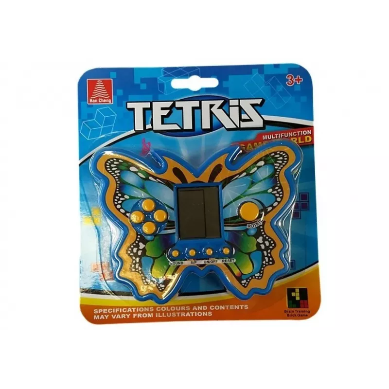LEAN TOYS Brick Game Tetris Butterfly Azul