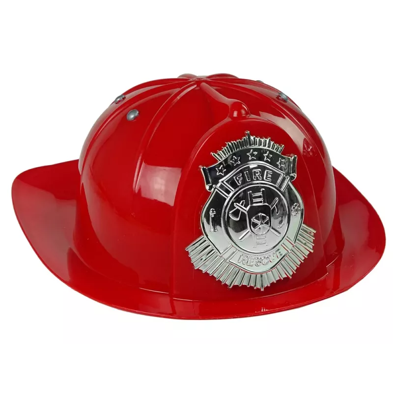 LEAN TOYS Conjunto de brigada extintor máscara de água capacete vermelho