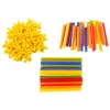 LEAN TOYS Blocos de Construção Conjunto Palhinhas de Construção