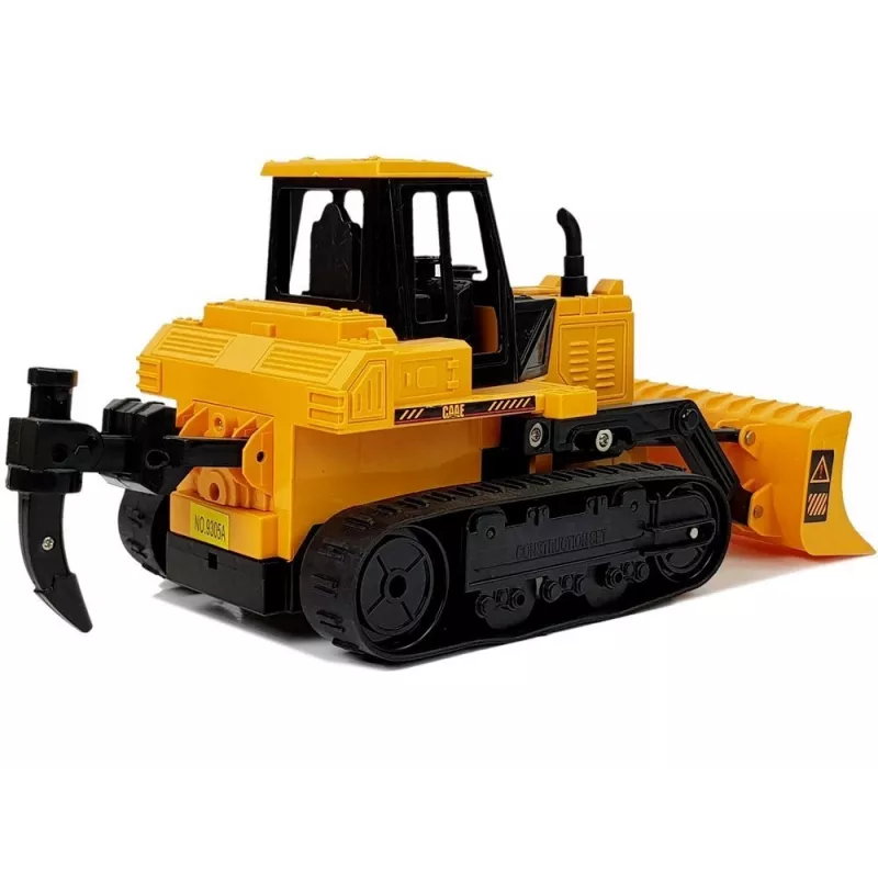 Bulldozer LEAN TOYS com rastos, controlado por gestos, 2.4G, 1:28