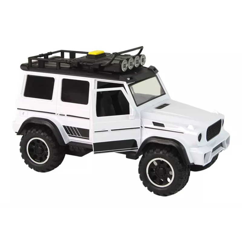 LEAN TOYS Carro Todo-o-Terreno Branco Som Luzes Veículo 1:14