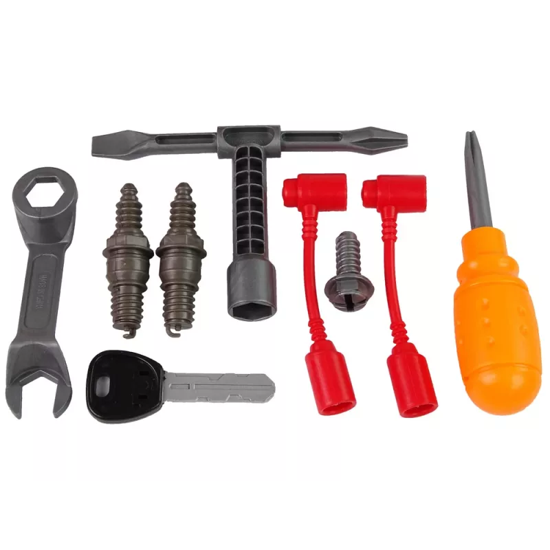 LEAN TOYS Motor de Carro para o Pequeno Mecânico - Montagem DIY com Luz e Som