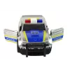 LEAN TOYS Carro Polícia 1:14 Luzes Sons Prateado