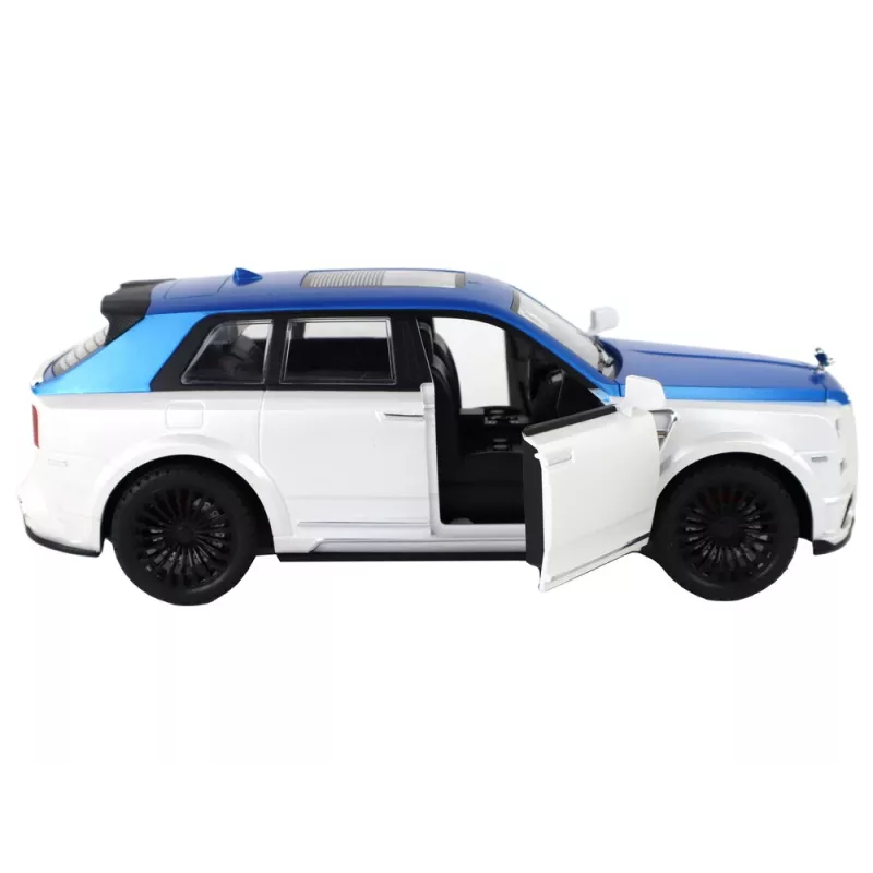 LEAN TOYS Carro R/C 1:20 Branco e Azul Telecomandado