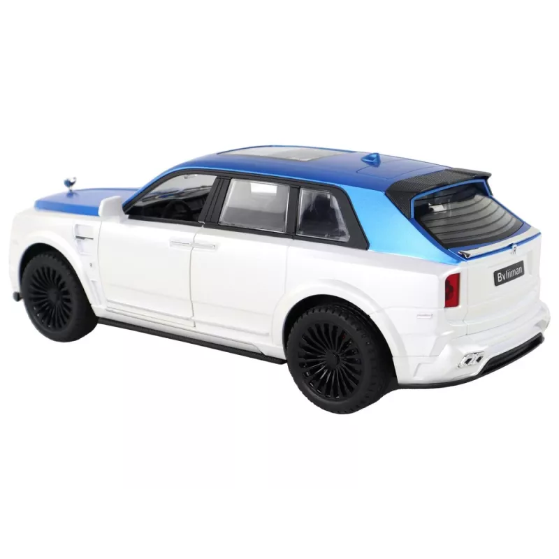 LEAN TOYS Carro R/C 1:20 Branco e Azul Telecomandado