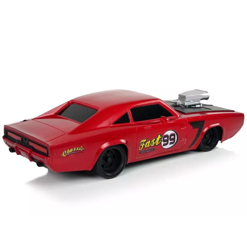 LEAN TOYS Carro R/C desportivo Sticker 1:20 vermelho piloto