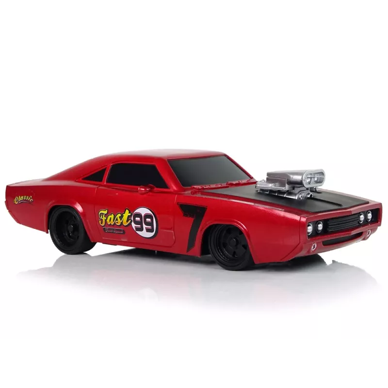 LEAN TOYS Carro R/C desportivo Sticker 1:20 vermelho piloto
