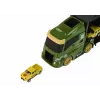 LEAN TOYS Carrinho de Reboque com Motor de Mola e Mala para Carros Verdes