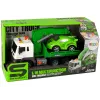LEAN TOYS camião de reboque de assistência na estrada com transporte de carros 1:16 verde com som e luzes