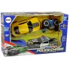 LEAN TOYS Carros R/C polícia perseguição patrulha amarelo carro desportivo pilotos