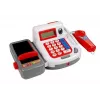 LEAN TOYS Caixa registadora com carrinho de compras, cestos e acessórios | Conjunto de faz de conta de 35 peças com calculadora funcional, scanner iluminado, microfone, carrinho de compras e cesto | Para crianças a partir dos 3 anos