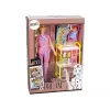 LEAN TOYS Conjunto de Médico de Bonecas Cabelo Longo Acessórios