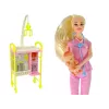 LEAN TOYS Conjunto de Médico de Bonecas Cabelo Longo Acessórios