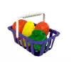 LEAN TOYS Caixa registadora para crianças com cesto de legumes