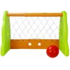 LEAN TOYS Baliza de futebol para criança Verde e laranja