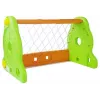 LEAN TOYS Baliza de futebol para criança Verde e laranja