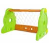 LEAN TOYS Baliza de futebol para criança Verde e laranja