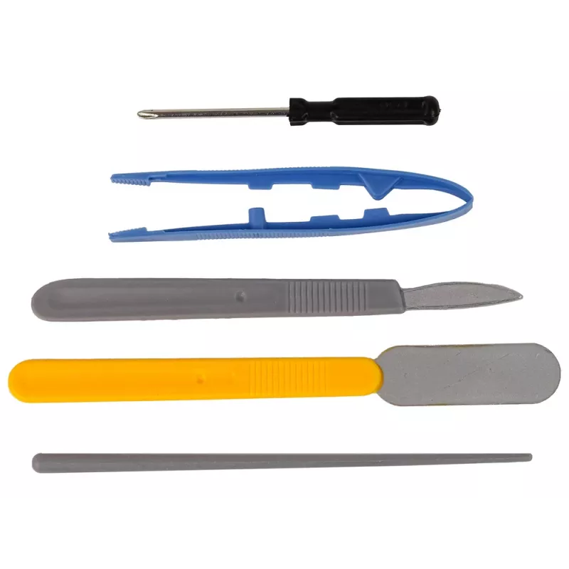 LEAN TOYS Microscópio Infantil Conjunto Educativo Amarelo