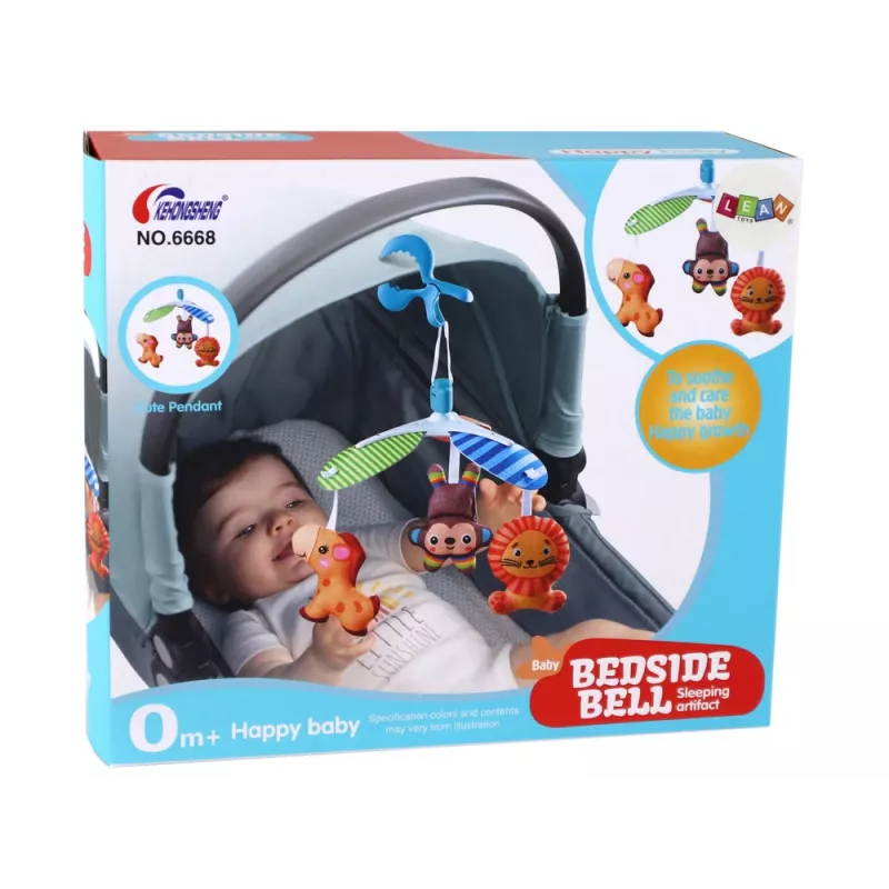 LEAN TOYS Móbil Infantil Clip de Animal Portátil