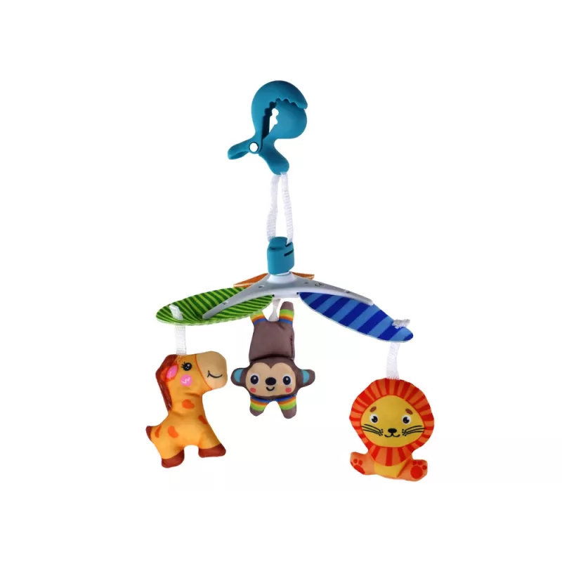 LEAN TOYS Móbil Infantil Clip de Animal Portátil