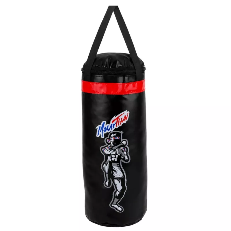 LEAN TOYS Conjunto de saco de boxe para criança Luvas MUAY THAI 55x17cm M