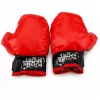 LEAN TOYS Conjunto de saco de boxe para criança Luvas MUAY THAI 55x17cm M