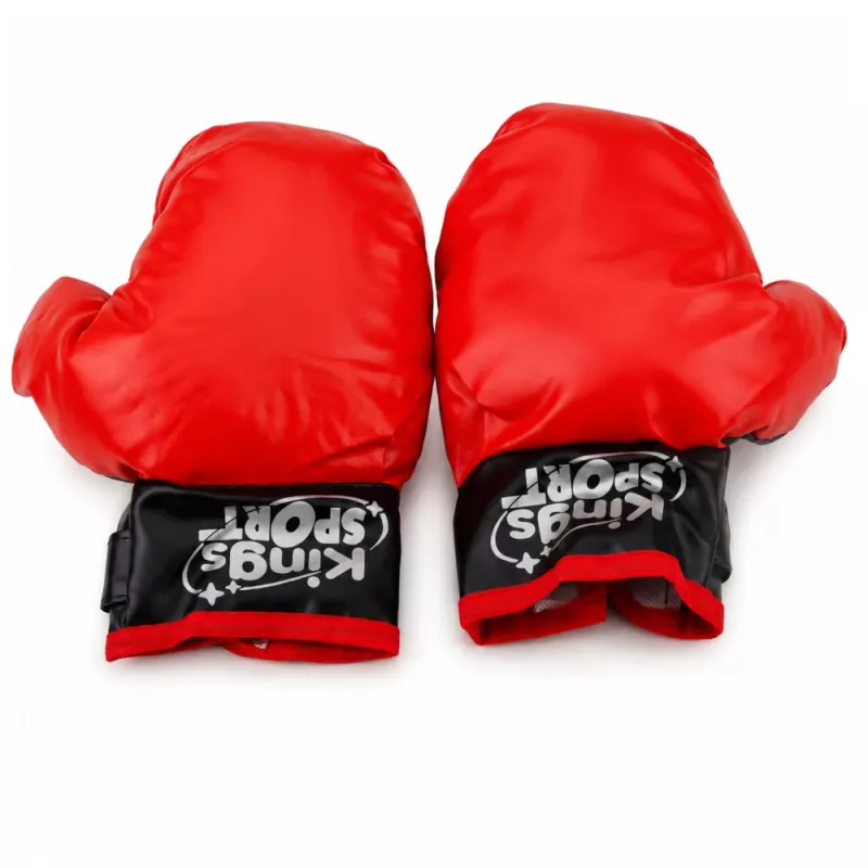 Conjunto de saco de boxe para criança LEAN TOYS com luvas de Muay Thai 65x22cm L